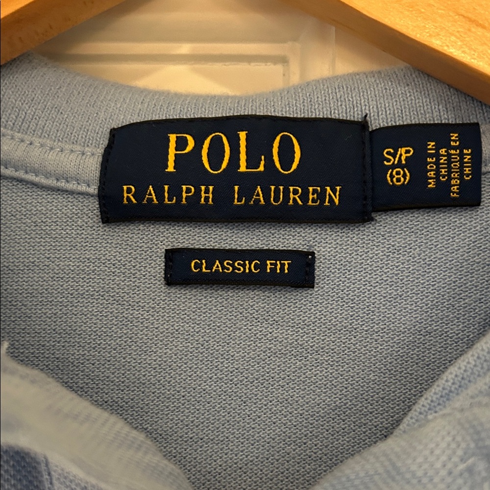 Polo by Ralph Lauren Sky Blue Kids Polo Shirt - Picture 3 of 7
